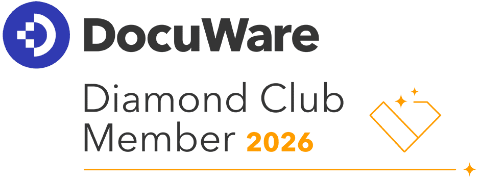 Dokumentenmanagement 5 DocuWare Diamond Club Member 2026 Bahe SmartWork GmbH